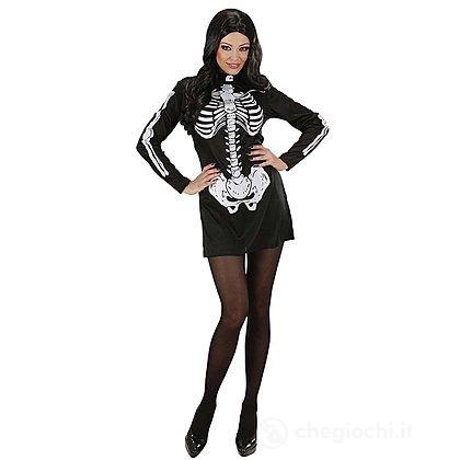 Costume Adulto Donna scheletro L