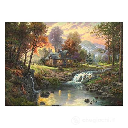 Puzzle - Holzhaus Am Bach - 1000 Pezzi