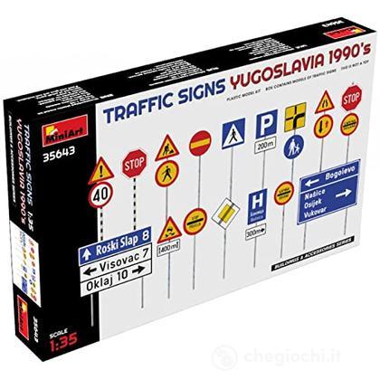 1/35 Traffic Signs Yugoslavia 1990s (MA35643)