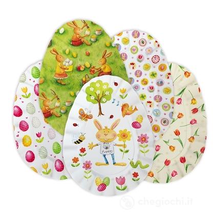 Piatto Pasqua 18x28cm 25pz. Ovale