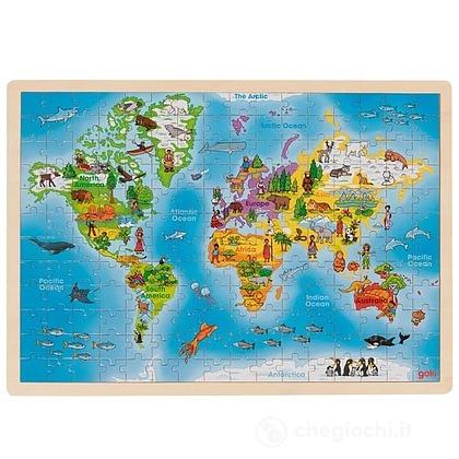 Puzzle Legno Il Mondo (57460)