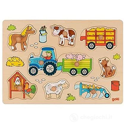 Puzzle in legno fattoria (57468)
