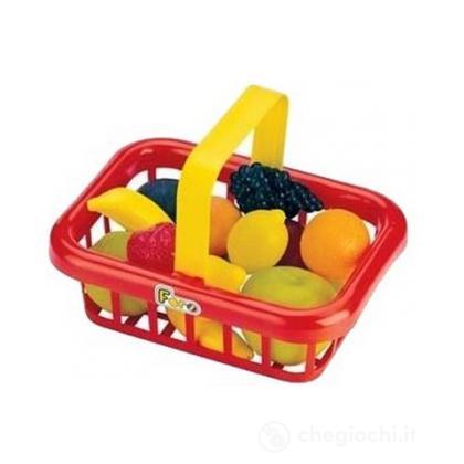 Cestino Vimini Naturale Per Spesa - 36x27 Cm Con Manico Per Funghi E Frutta - Foto 4