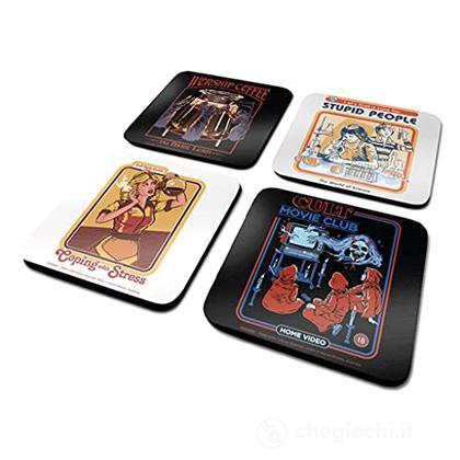 Steven Rhodes: Coaster Set (Set 4 Sottobicchieri)