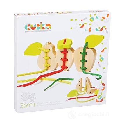 `Lacing Toy Set` In Legno - Frutta (14811)