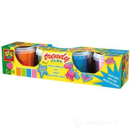 Пластилин сес самоотвердев.4x 120г 00481 (8710341004811)