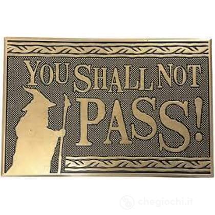 Lord Of The Rings: You Shall Not Pass Rubber Mat Zerbino