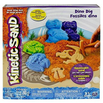 Kinetic sand, set gioco squish n' create, sabbia colorata in 3