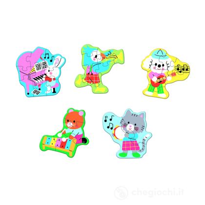 5 Puzzle Evolutivi - Musica (J02488)