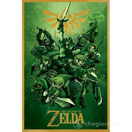 Nintendo: The Legend Of Zelda - Link (Poster 61X91,5 Cm)