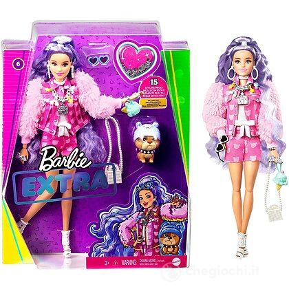 Barbie Extra Capelli viola (GFX08) - Barbie - Mattel - Giocattoli
