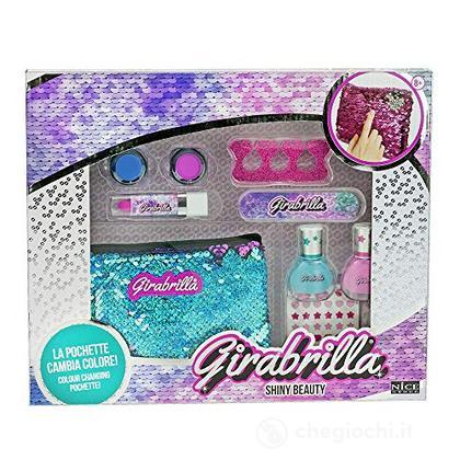 Girabrilla Make-up-Set Für Kinder – Kosmetikkoffer Gold Mit 12 Lidschatten, 6 Lipgloss, 2 Applikatoren, Ab 6 Jahren