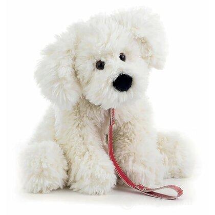 Troufle Lagotto Bianco Con Guinzaglio 30cm (11503)