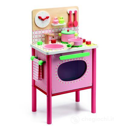 Cucina in legno rosa Lila's cooker DJ06504