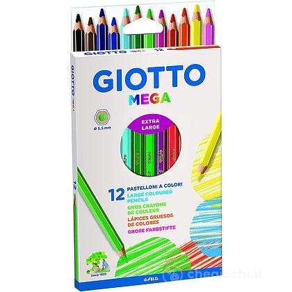 12 Giotto Mega pastelli