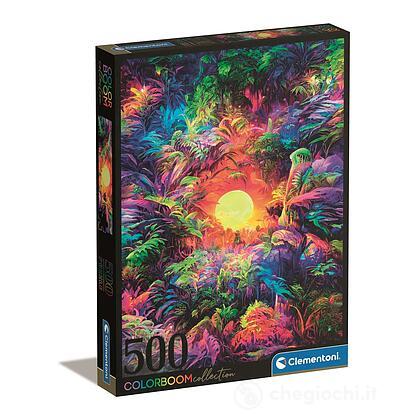 500 pz - Psychedelic Jungle Sunrise (35518)