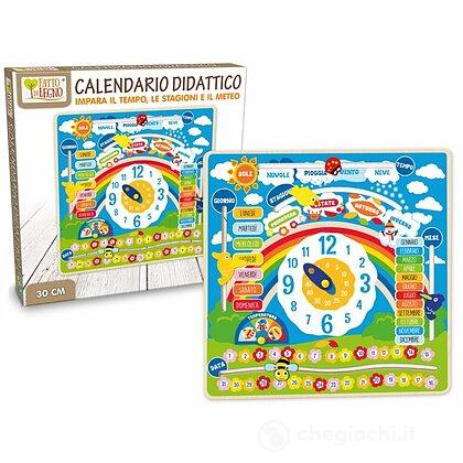 Calendario Didattico In Legno (40518)