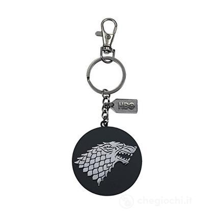 Got Stark Silver Logo Metal Keychain