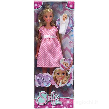 Steffi Love Baby Room - Cameretta Bambola Con Fasciatoio, Culla E Accessori - Giocattolo +3 Anni - 5