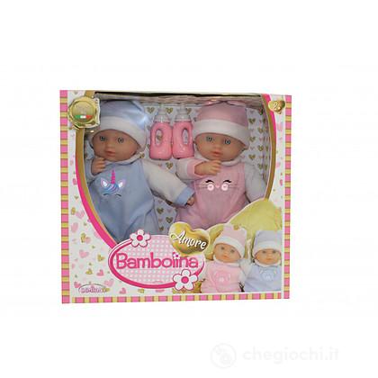 Bambola gemelline 28 cm (98522)