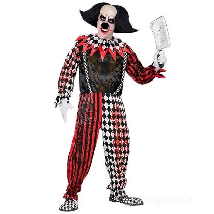 Pagliaccio Horror (tuta, collare) XL - Costume Adulto Uomo - Clown e Circo, Halloween, Personaggi Gotici e Horror