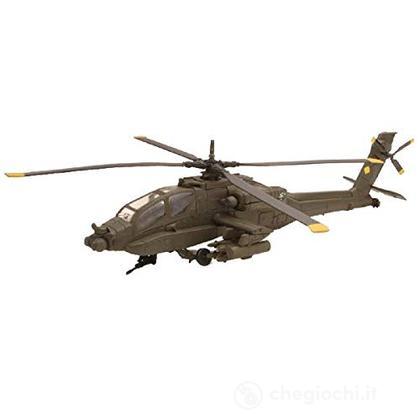 TOY PLAYER Set di 255 mattoncini per aeroplano, AH-64, elicottero da combattimento, set di mattoncini militari, adatti per ragazzi dai 14+ anni in su e adulti