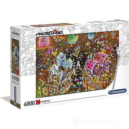 Mordillo Puzzle 6000 pz - The Kiss (36527)