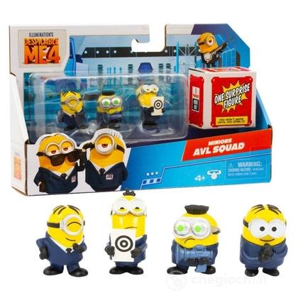 Minions Set 4 Personaggi Da 5 Cm