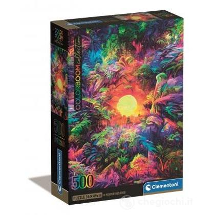 Puzzle 500 pz - Psychedelic Jungle Color Boom (35530)