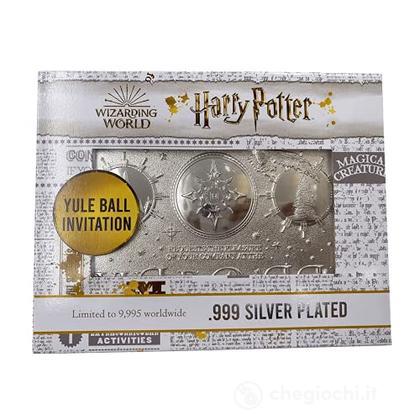 Hp Yule Ball Ticket Silver Plated