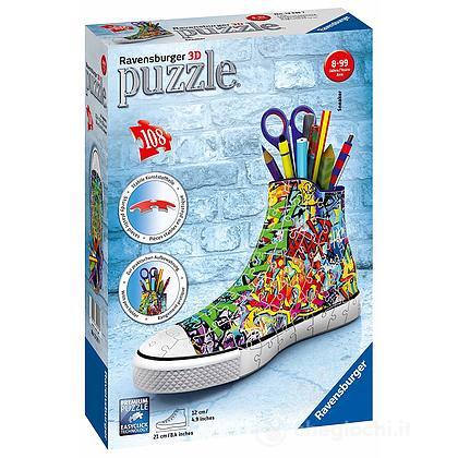 Puzzle 3d Sneakers Graffiti Style