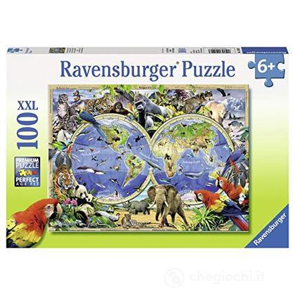 Puzzle 100xxl Animali Del Mondo