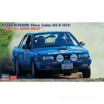 1/24  NISSAN BLUEBIRD 4Door Sedan SSS-R (U12) 1989 ALL JAPAN RALLY (HA20541)