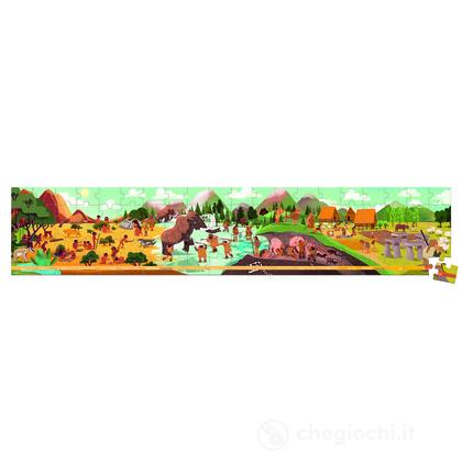 Puzzle Fregio Preistorico - 100 Pz - da 6 a 10 anni (J02546)