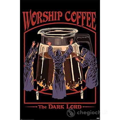 Steven Rhodes: Worship Coffee (Poster 61X91,5 Cm)