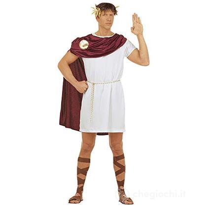 Costume Adulto Spartacus taglia M (tunica, cintura, mantello, sandali, corona d'alloro)