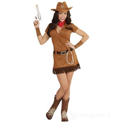 Cowgirl (Vestito, Cintura, Bracciali, Bandana, Cappello, Lasso) S