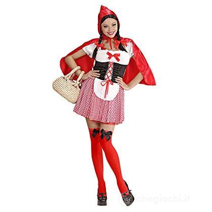 Mantellino Rosso (Vestito Con Sottogonna, Corsetto, Grembiule, Mantellino Con Cappuccio) M