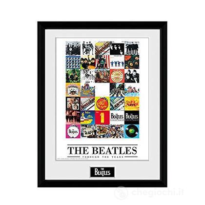 Beatles The - Through The Years Framed Print 30x40 Cm / Stampa In Cornice