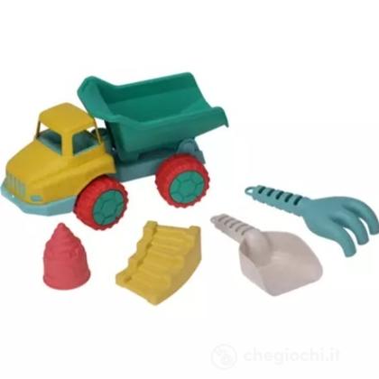 Set Spiaggia Camion paletta rastrello formine
