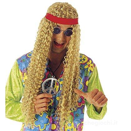 Parrucca con Fascia Hippy Figlio dei Fiori