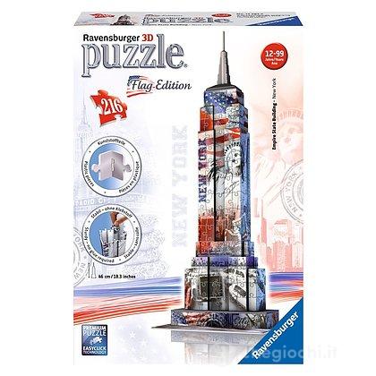 Puzzle 3d Empire State Building Flag Edition