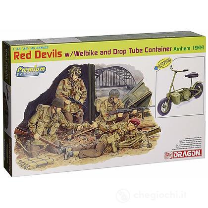 Red Devils with Welbike and Drop Tube Container, Arnhem 1944 1/35 (DR6585)