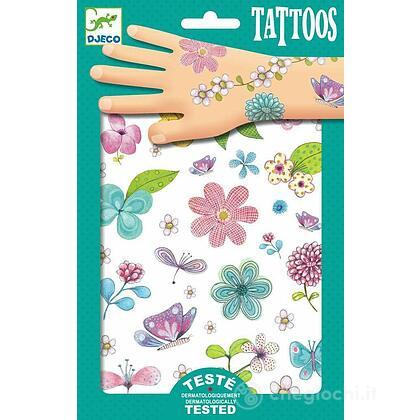 Bellissimi fiori di campo - Body Art - tatuaggi (DJ09585)