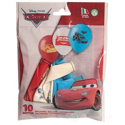 10 Palloncini Cars (Fbd074)