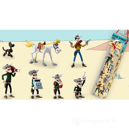Lucky Luke Tube 7 Figures