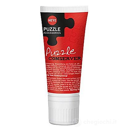 Colla Per Puzzle 2x260 Ml Con Testa Spugna – Trasparente, Atossica, Lucidante E Protettiva, Per Puzzle Di Carta, Legno E Plastica, Include Spatola