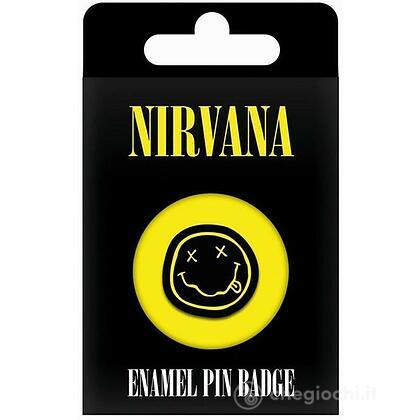 Nirvana: Smiley Enamel Pin Badge Spilla Smaltata