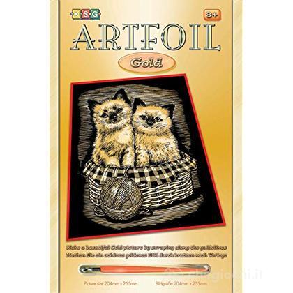 Sequin Art 0602 - Artfoil Gold - Kittens