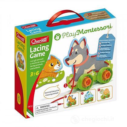 Play Montessori Lacing & Wheels Cuci gli animali e monta le ruote (0612)